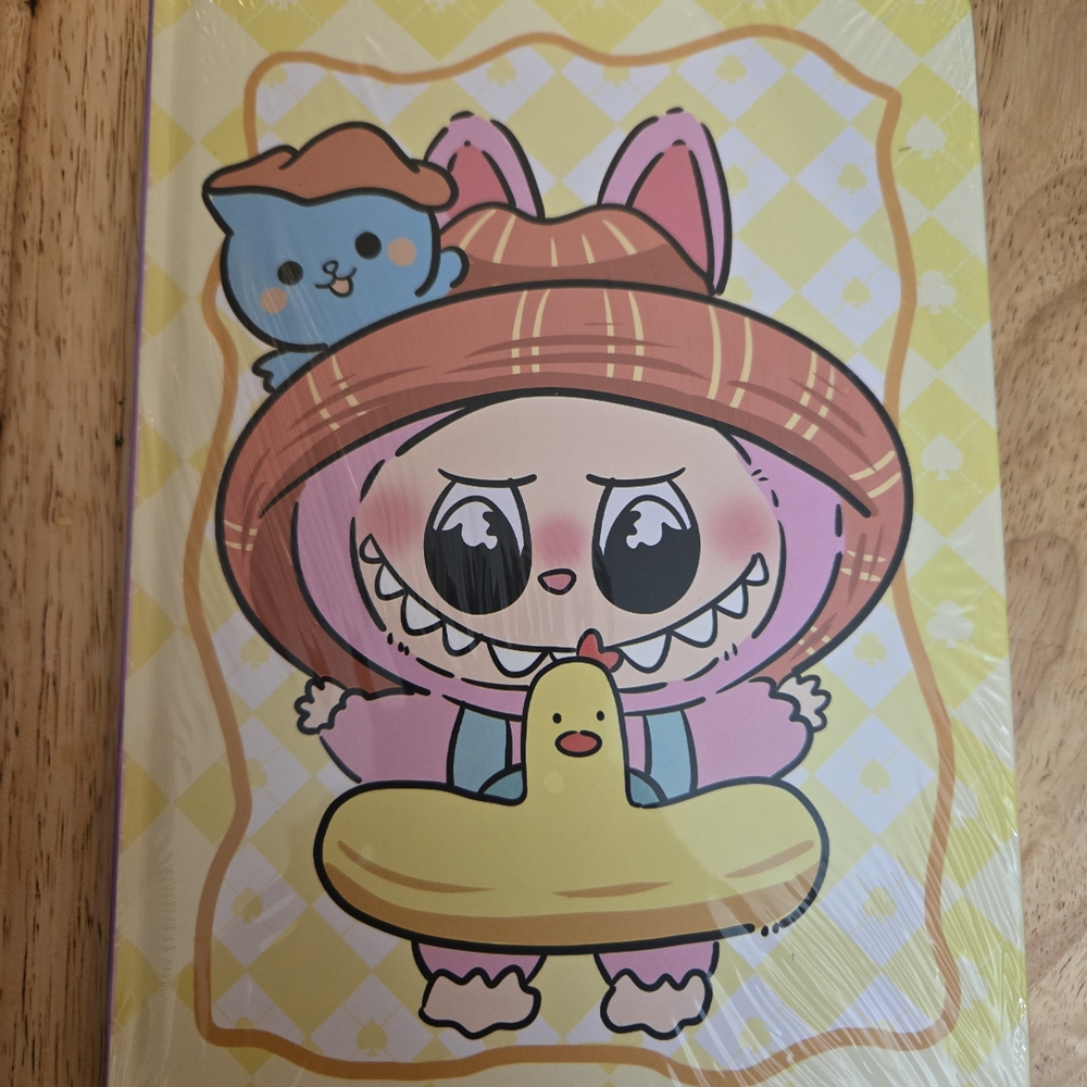 Cute Character Yellow Notebook